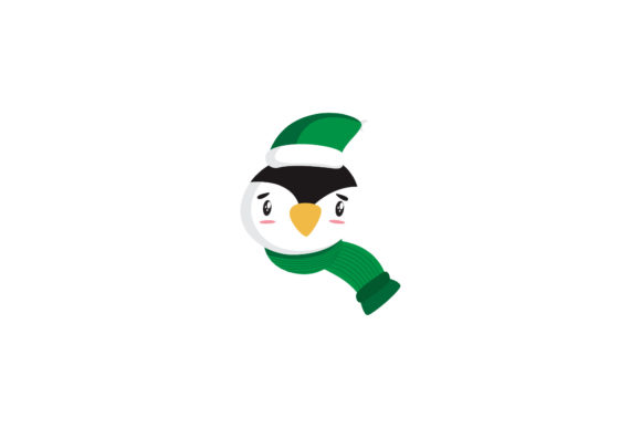 Christmas Cute Penguin Vector Illustrations