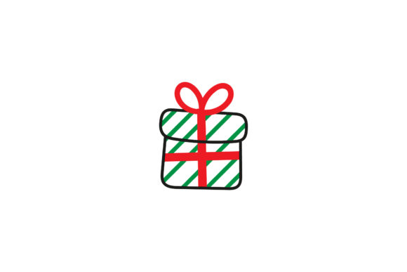 Christmas Gift Asset Illustration for Branding and Design Projects