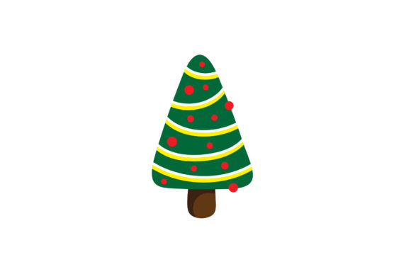 Christmas Tree Asset Vector for Blog and Website Design