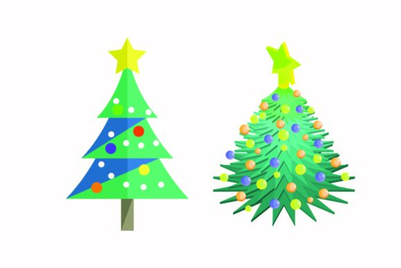 Christmas Tree Decoration Illustration
