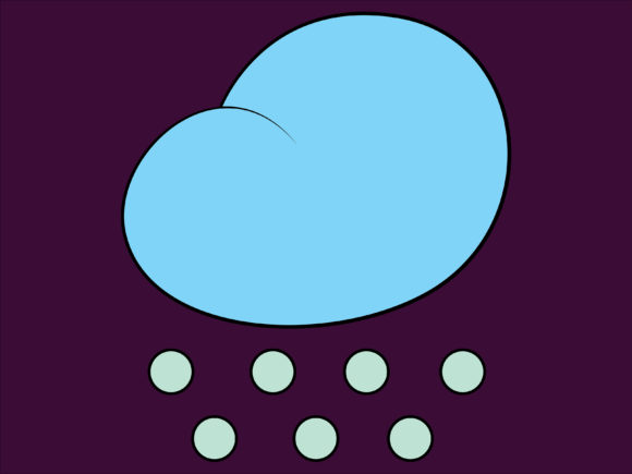 ILLUSTRATION CHRISTMAS CLOUD for Digital Product Creators